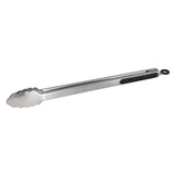 Regent Braai Tong Stainless Steel With TPR Handle In Black/Silver