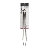 Regent Braai Tong Stainless Steel With TPR Handle In Black/Silver