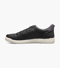 Nunn Bush Mens Black Kore Ez Slip Lace Up Shoes