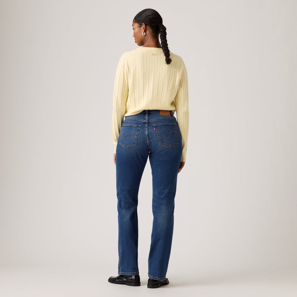 Levis Womens 501 Curve Lightweight Jeans Dark Indigo
