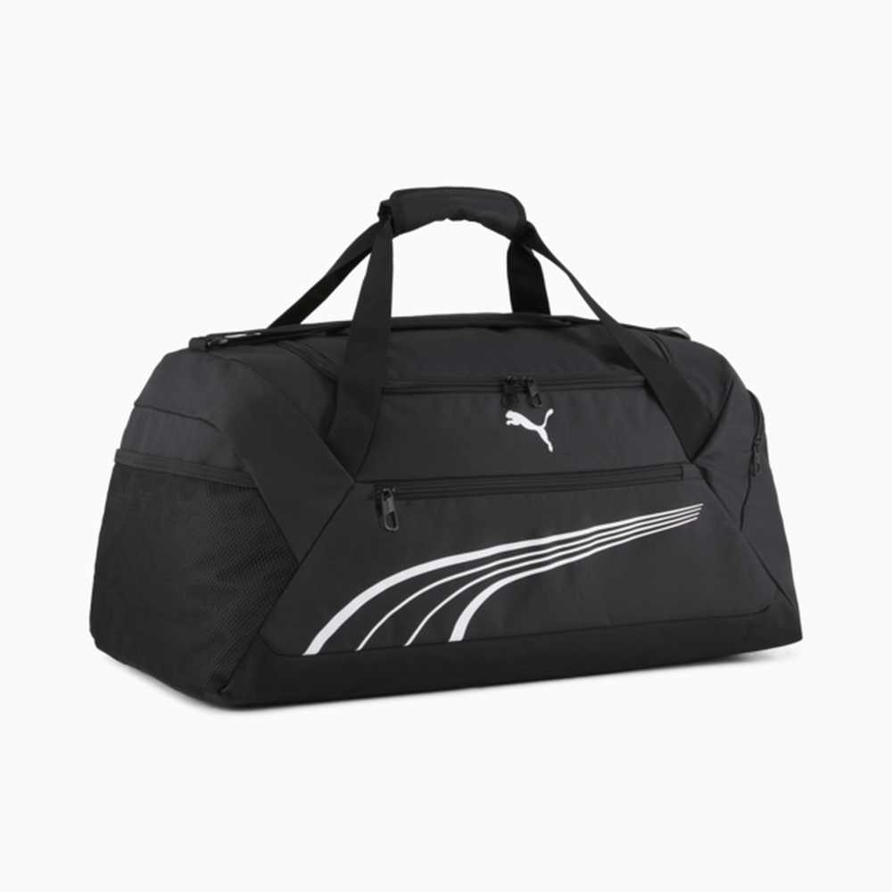 Puma Fundamental Medium Sports Bag In Black