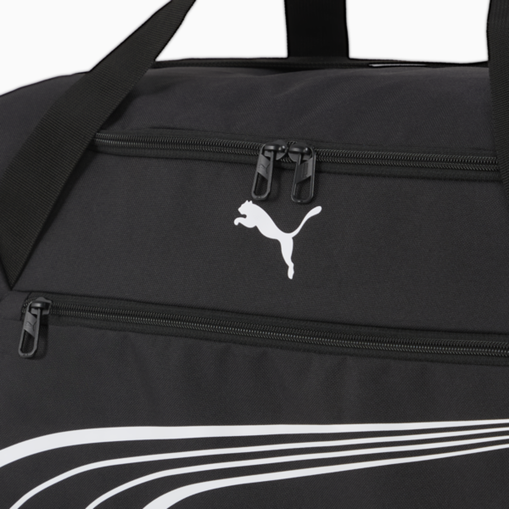 Puma Fundamental Medium Sports Bag In Black