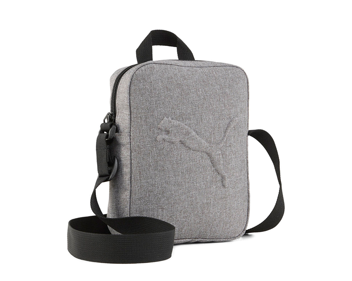 Puma Unisex Buzz Heather Portable Sidebag In Grey