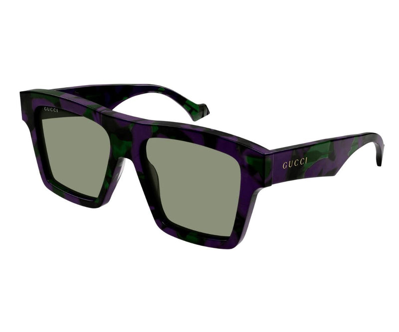 Gucci Mens Sunglasses In Havana Purple