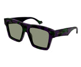 Gucci Mens Sunglasses In Havana Purple