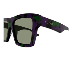 Gucci Mens Sunglasses In Havana Purple