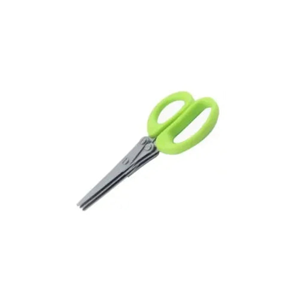 Prestige 3 Blade Herb Cutter In Green/Sliver
