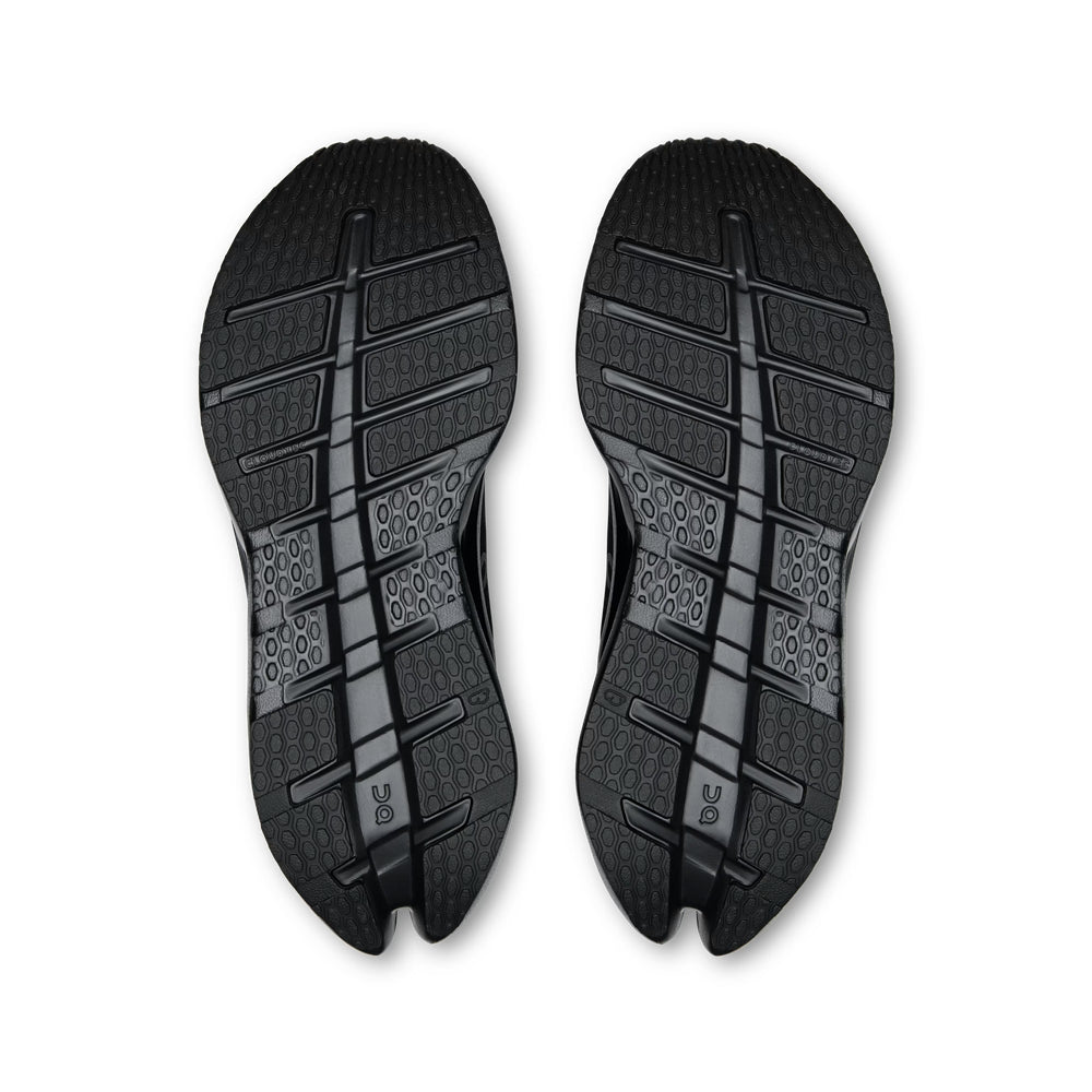 On Mens Cloudrunner 3 Sneakers In Black
