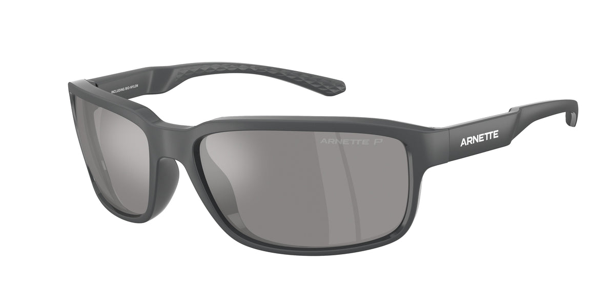 Arnette Mens Performance Wrap Polarized Sunglasses In Grey