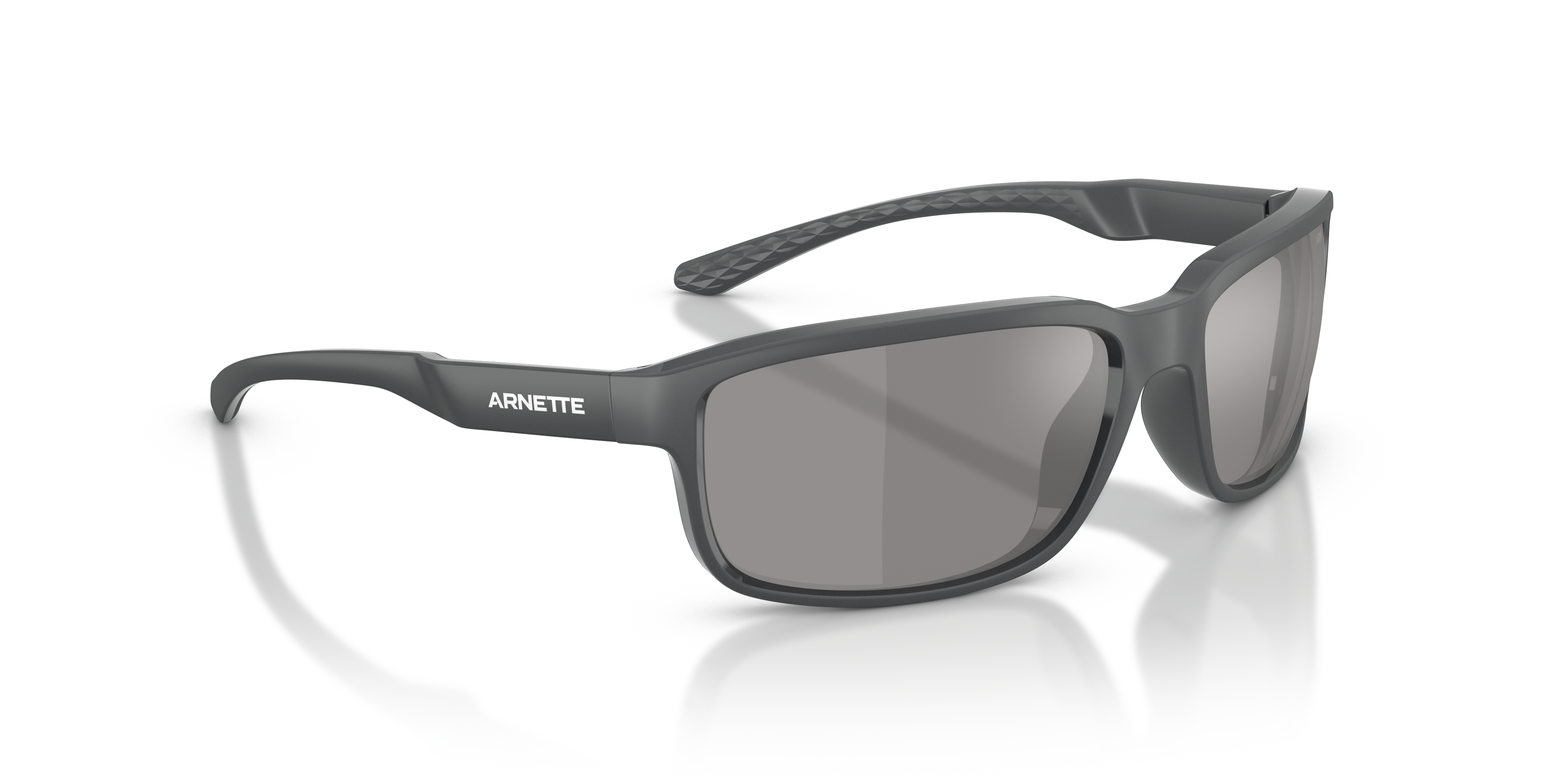 Arnette Mens Performance Wrap Polarized Sunglasses In Grey