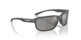 Arnette Mens Performance Wrap Polarized Sunglasses In Grey