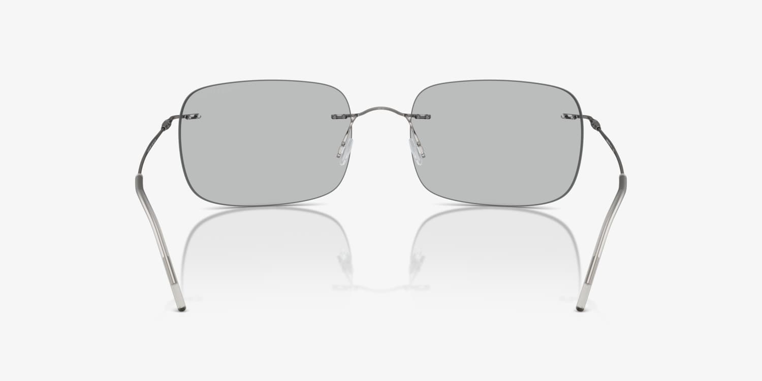 Giorgio Armani Mens Sunglasses In Gun Metal