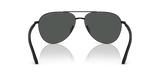 Giorgio Armani Unisex Aviator Sunglasses In Black