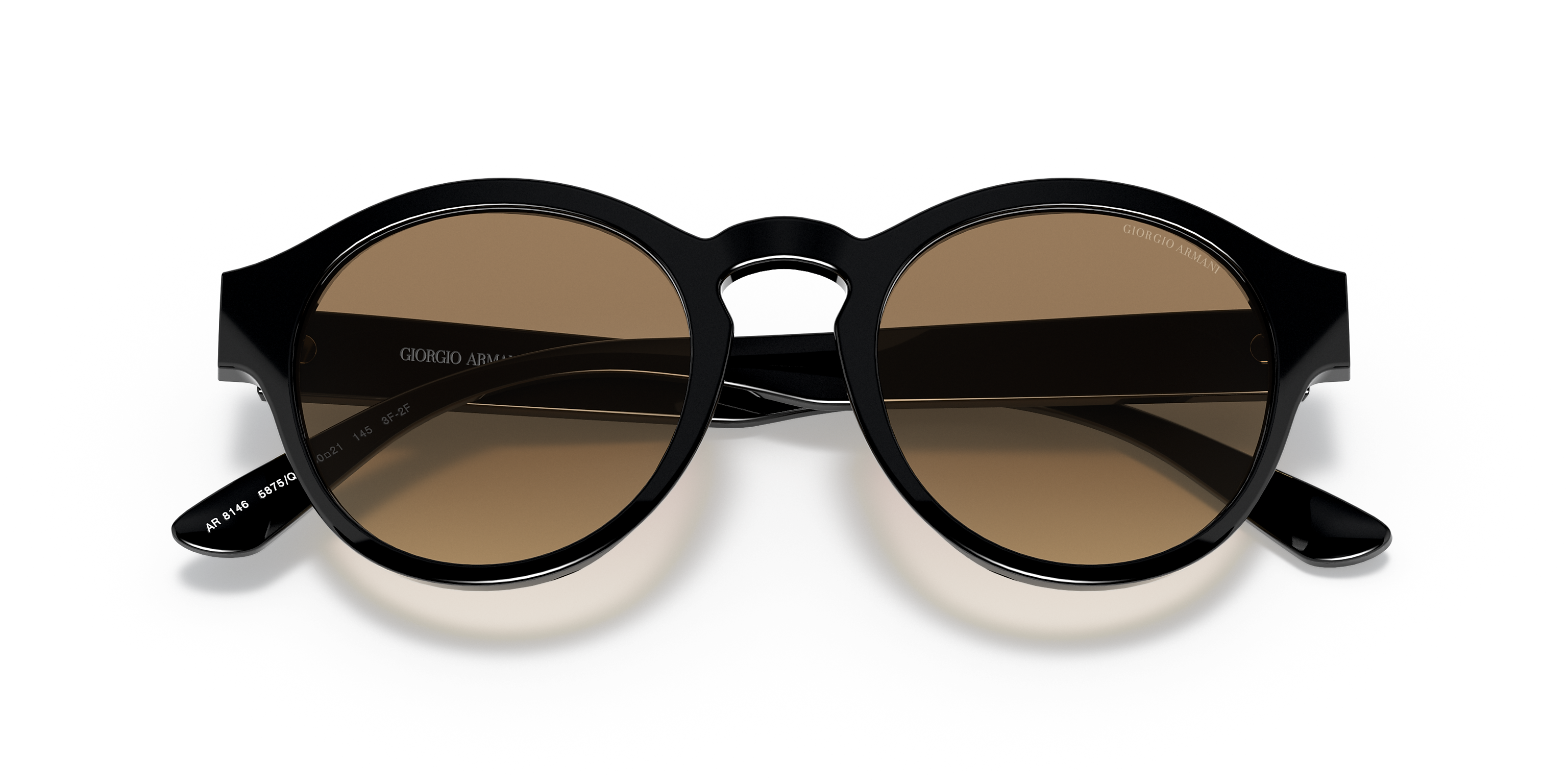 Giorgio Armani Womens Wayfarer Sunglasses In Black