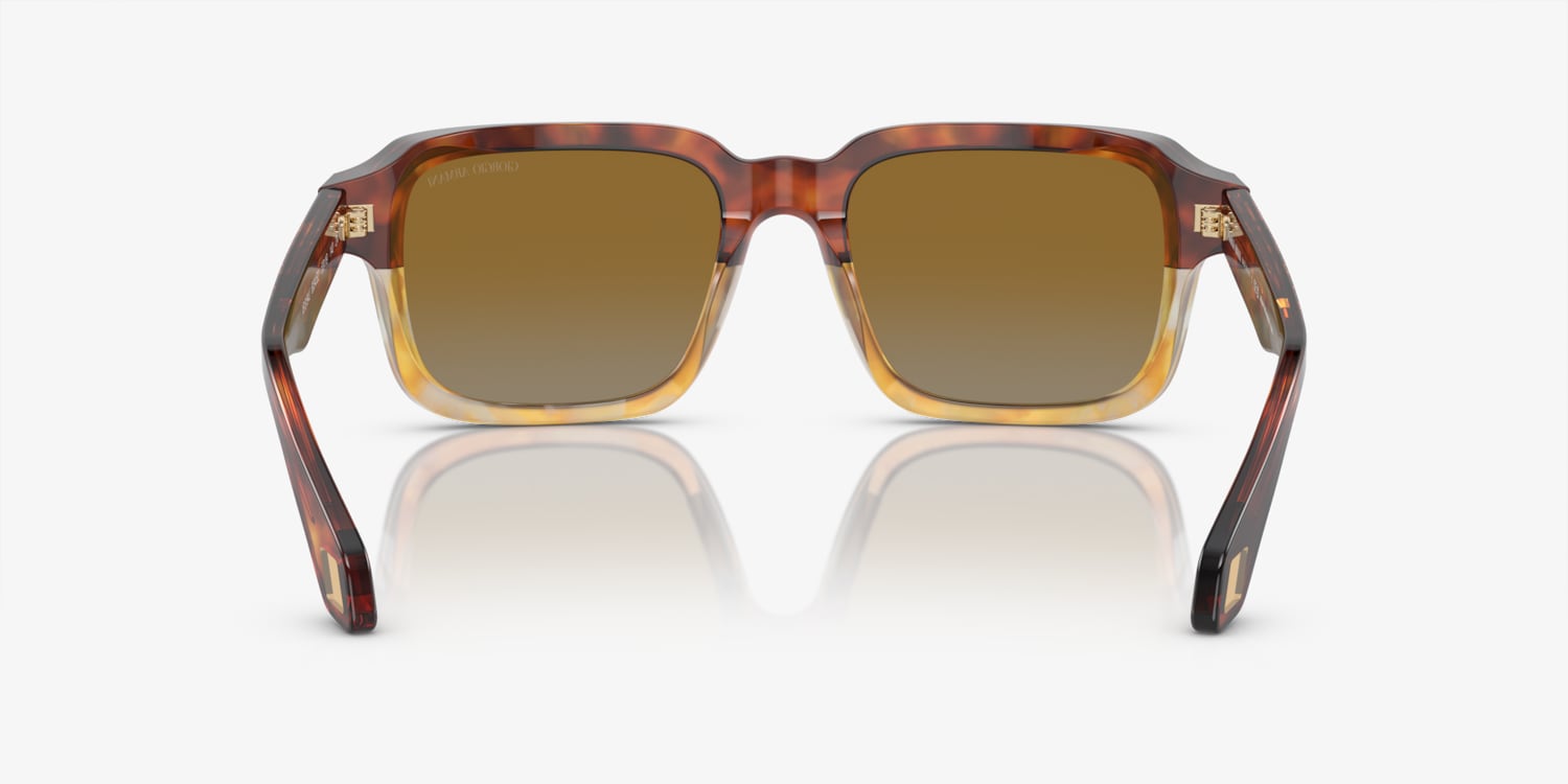 Giorgio Armani Womens Sunglasses In Red Havana