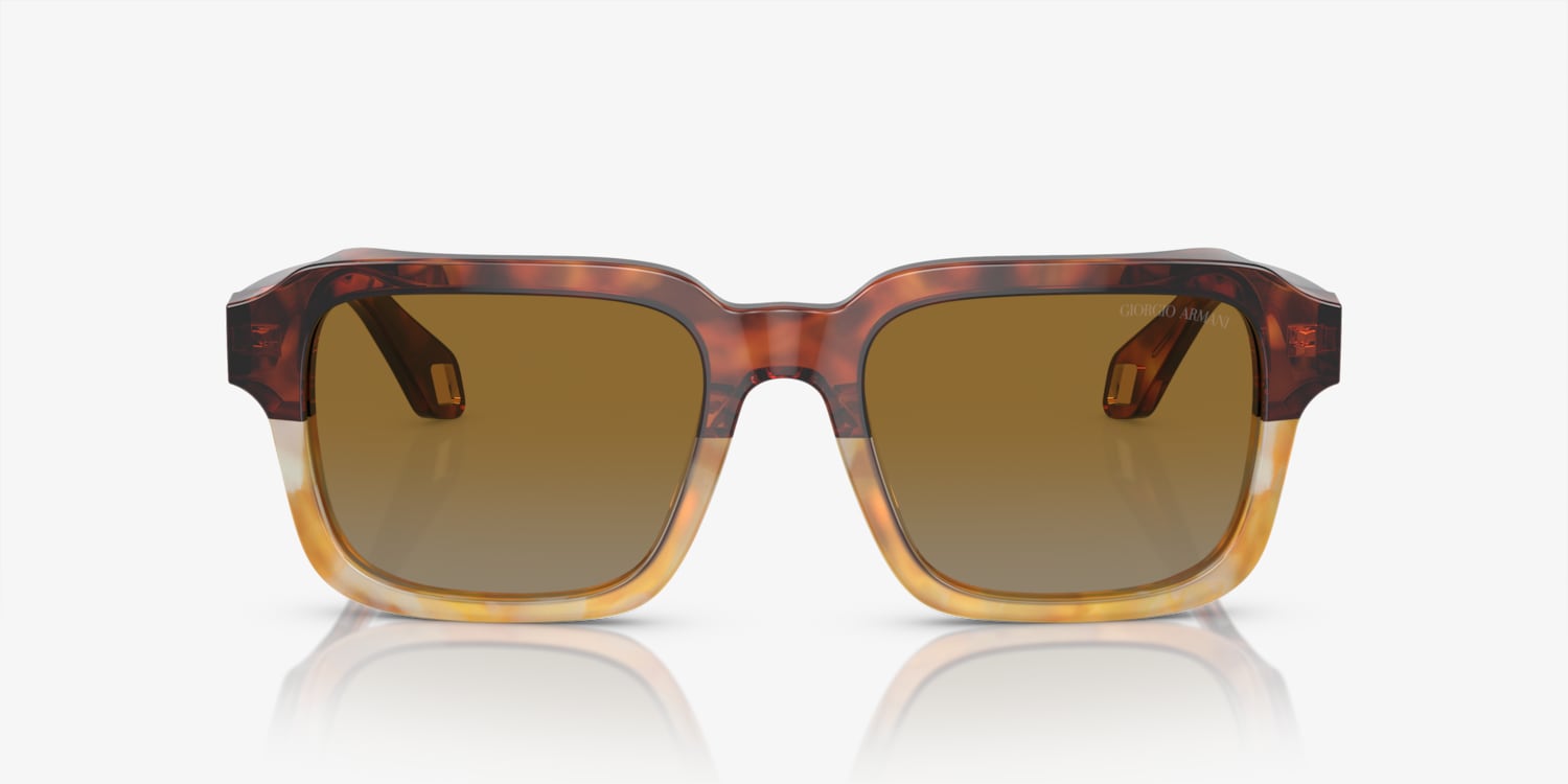 Giorgio Armani Womens Sunglasses In Red Havana