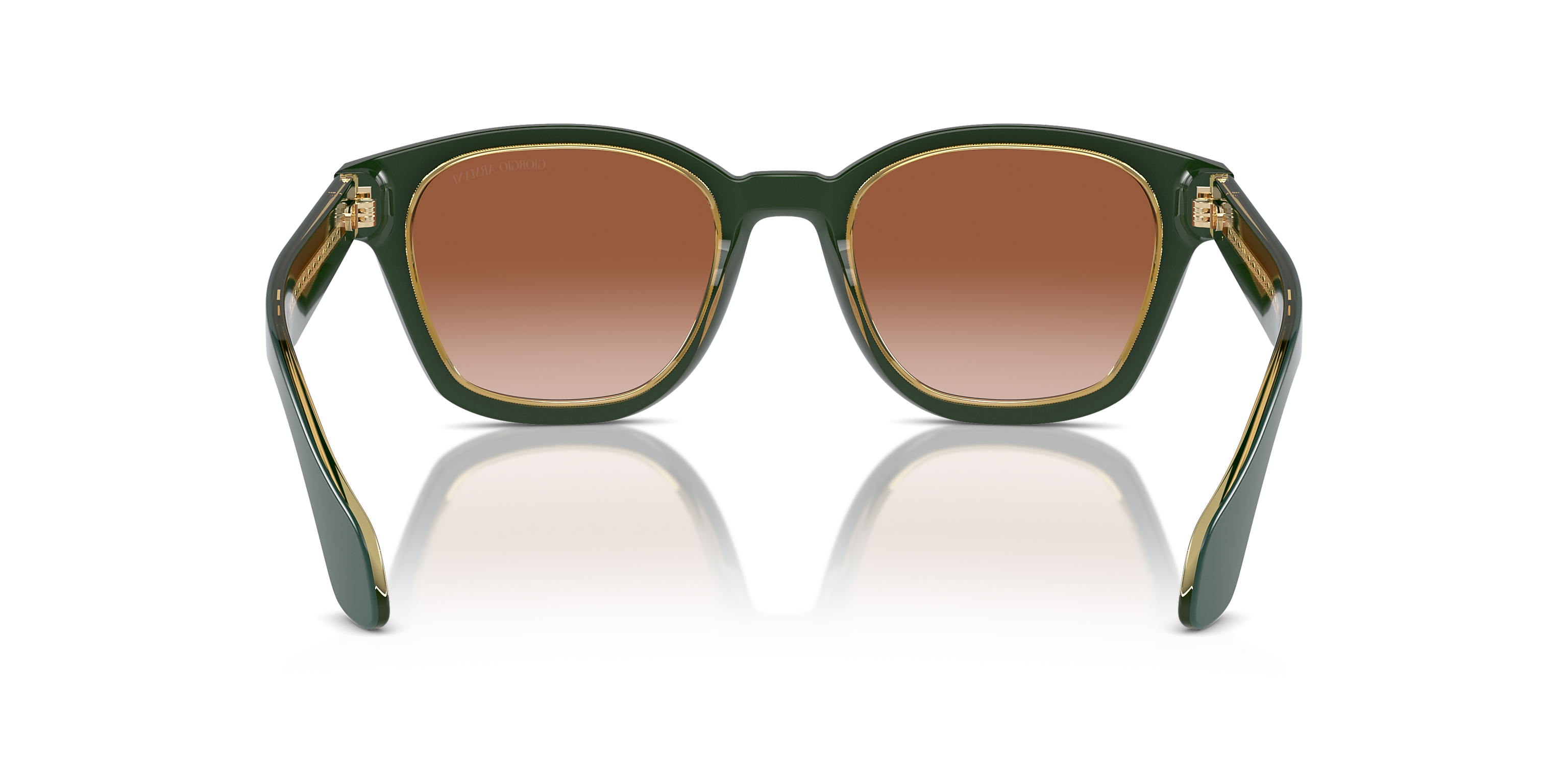 Giorgio Armani Womens Wayfarer Sunglasses In Green