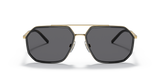 Dolce And Gabbana Unisex Sunglasses In Gold and Black