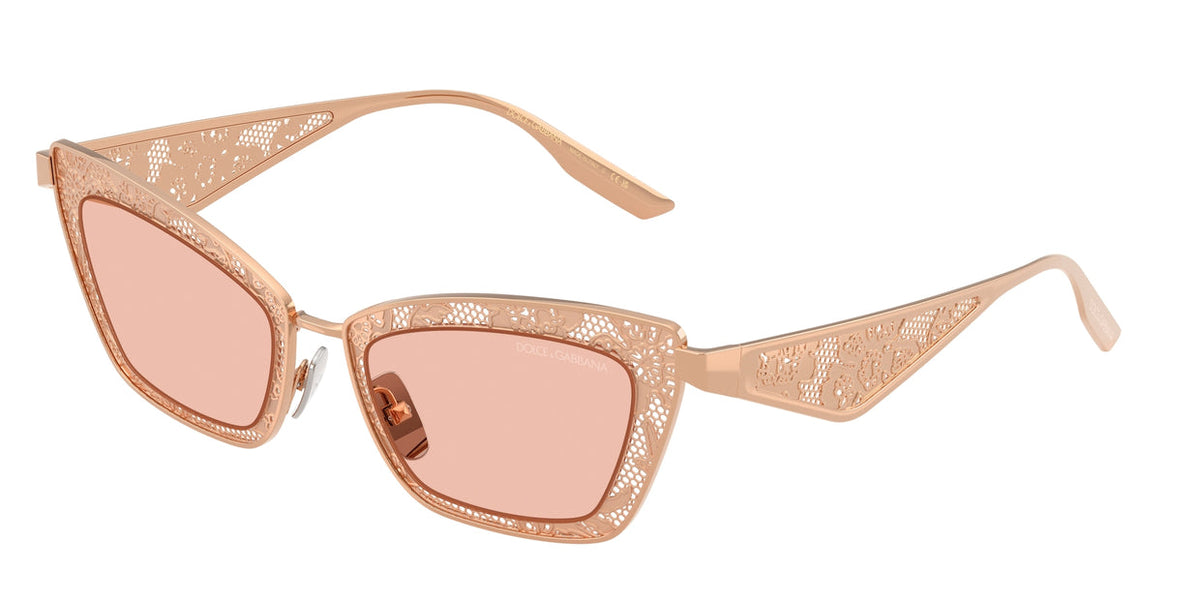 Dolce & Gabbana Womens Sunglasses In Rose Gold