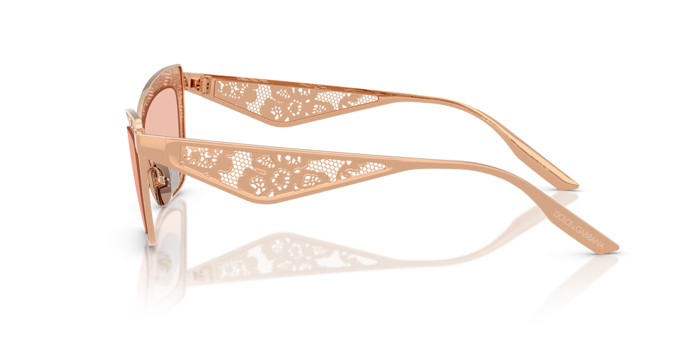 Dolce & Gabbana Womens Sunglasses In Rose Gold