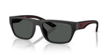Emporio Armani Mens Full Rim Sunglasses In Black/Maroon