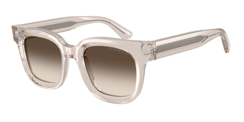 Emporio Armani Womens Geometric Sunglasses In Brown