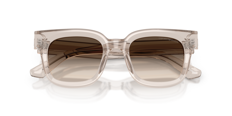 Emporio Armani Womens Geometric Sunglasses In Brown