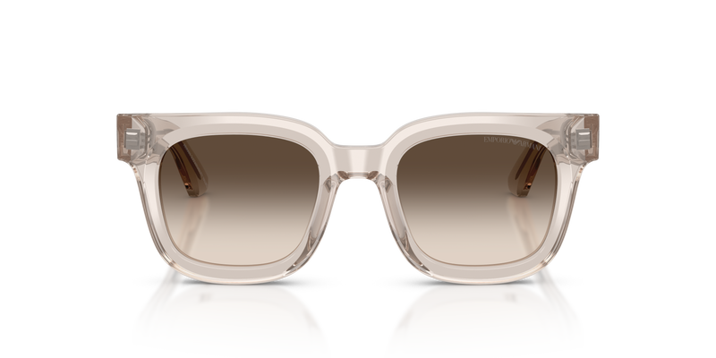 Emporio Armani Womens Geometric Sunglasses In Brown