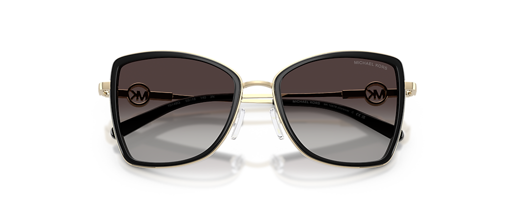 Michael Kors Corsica Sunglasses For Women In Light Gold