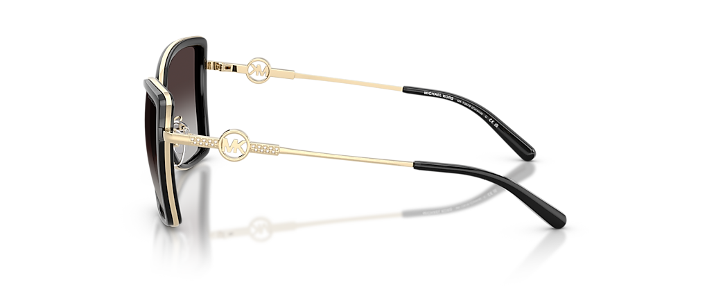 Michael Kors Corsica Sunglasses For Women In Light Gold