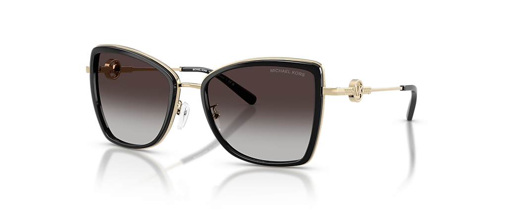 Michael Kors Corsica Sunglasses For Women In Light Gold