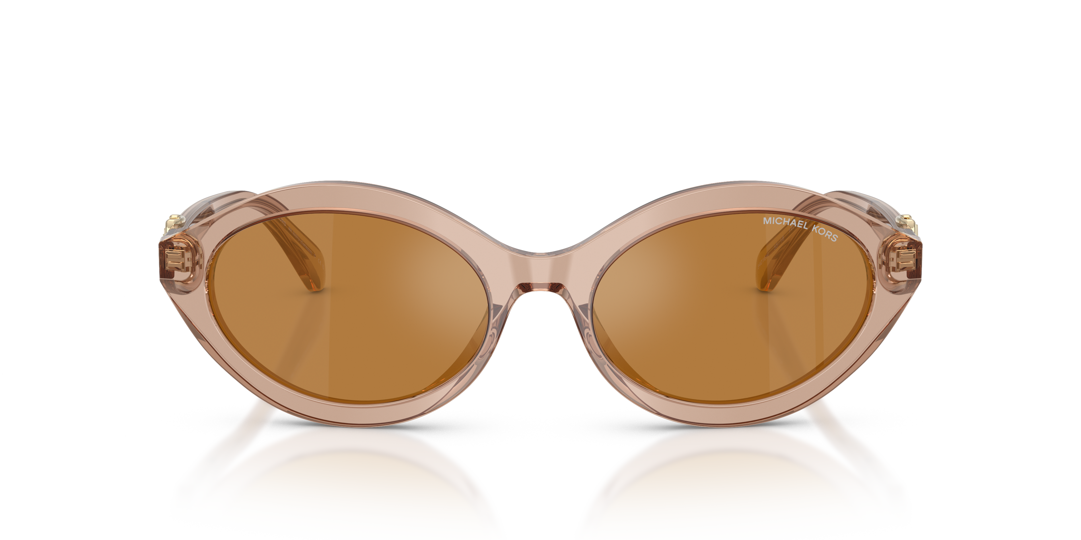 Michael Kors Womens Carlazzo Sunglasses In Rose Gold