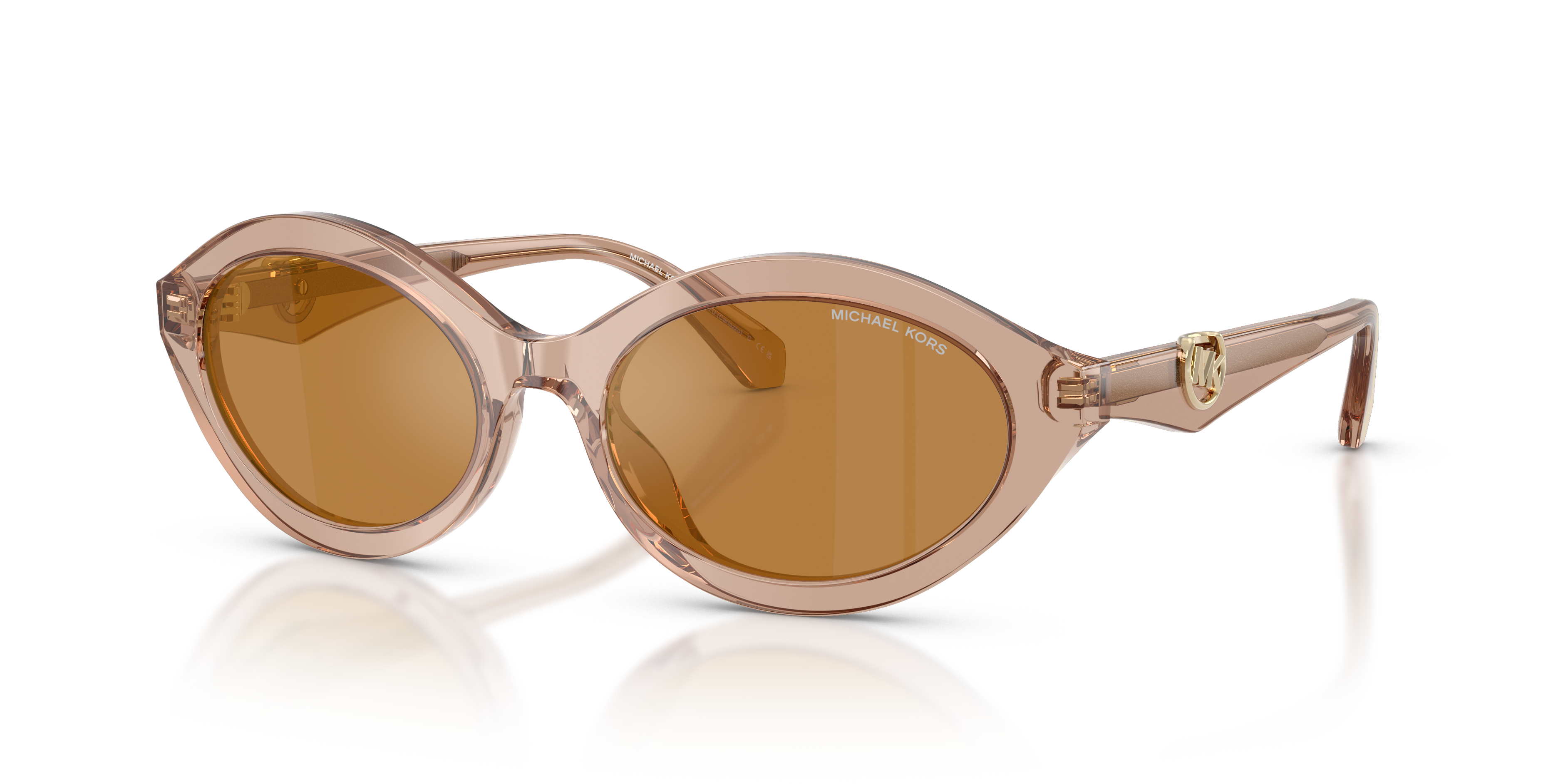 Michael Kors Womens Carlazzo Sunglasses In Rose Gold