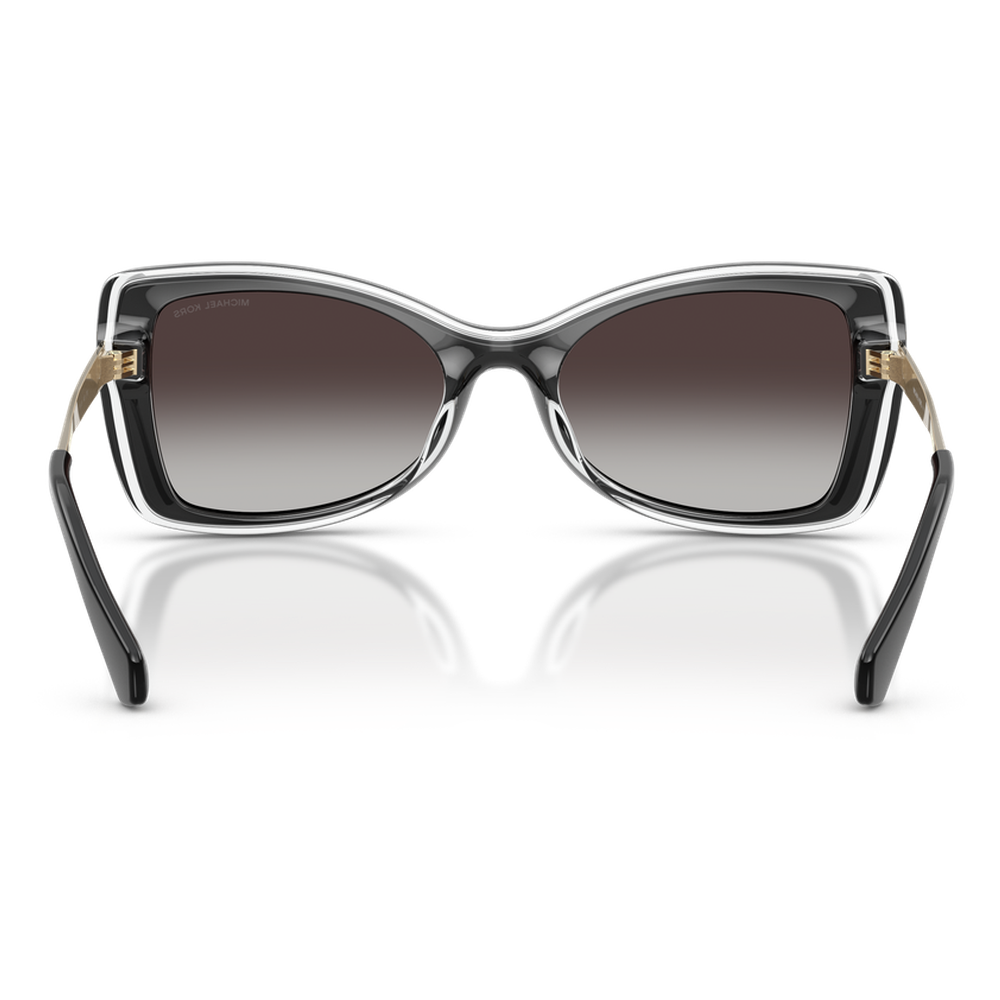 Michael Kors Womens Malaga Sunglasses In Black/Light Grey