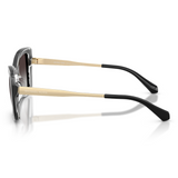 Michael Kors Womens Malaga Sunglasses In Black/Light Grey