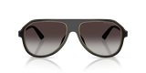 Michael Kors Mens Molokai Aviator Sunglasses In Black/Gold
