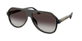 Michael Kors Mens Molokai Aviator Sunglasses In Black/Gold