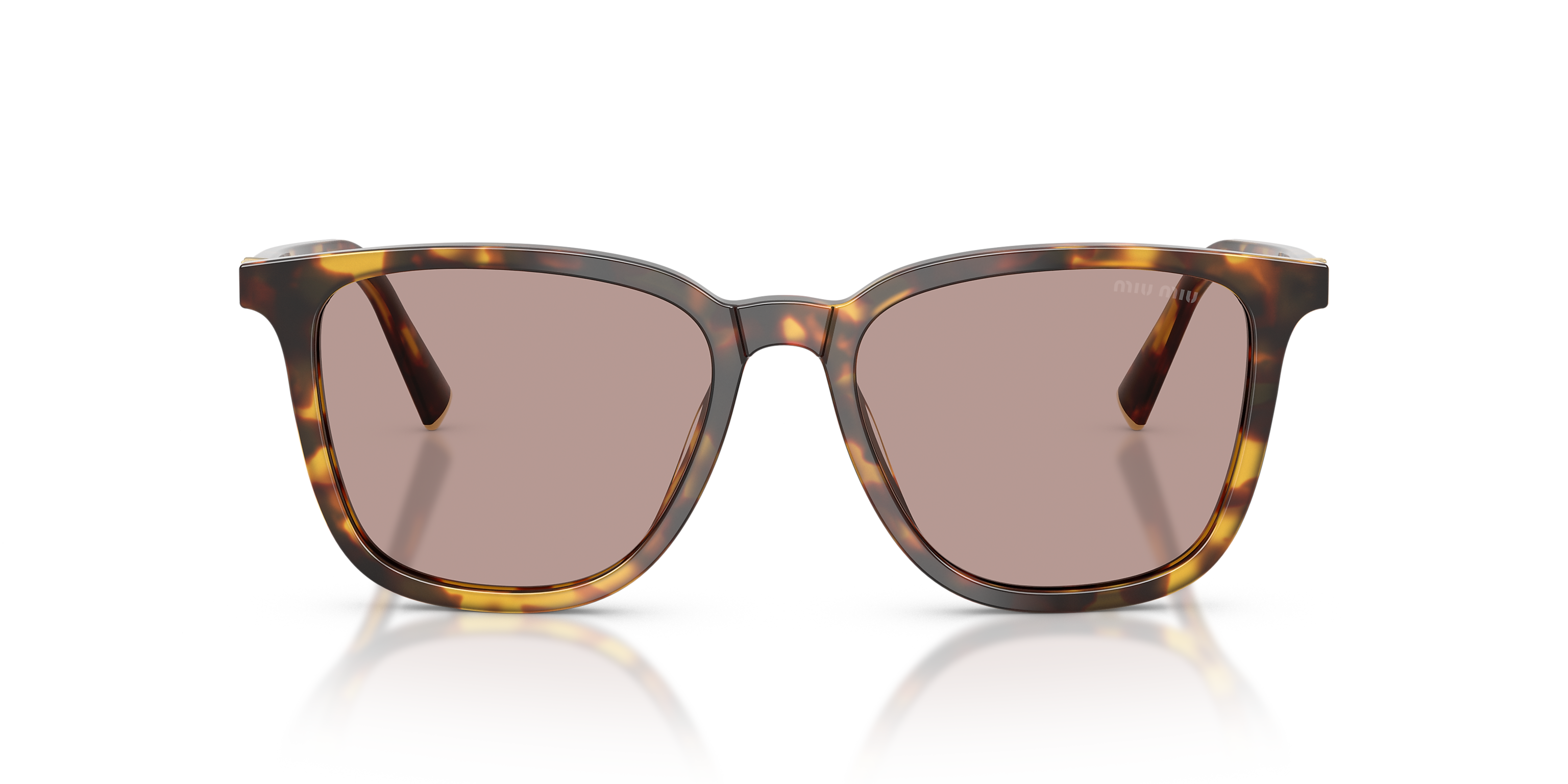 Miu Miu Womens Sunglasses In Honey Havana