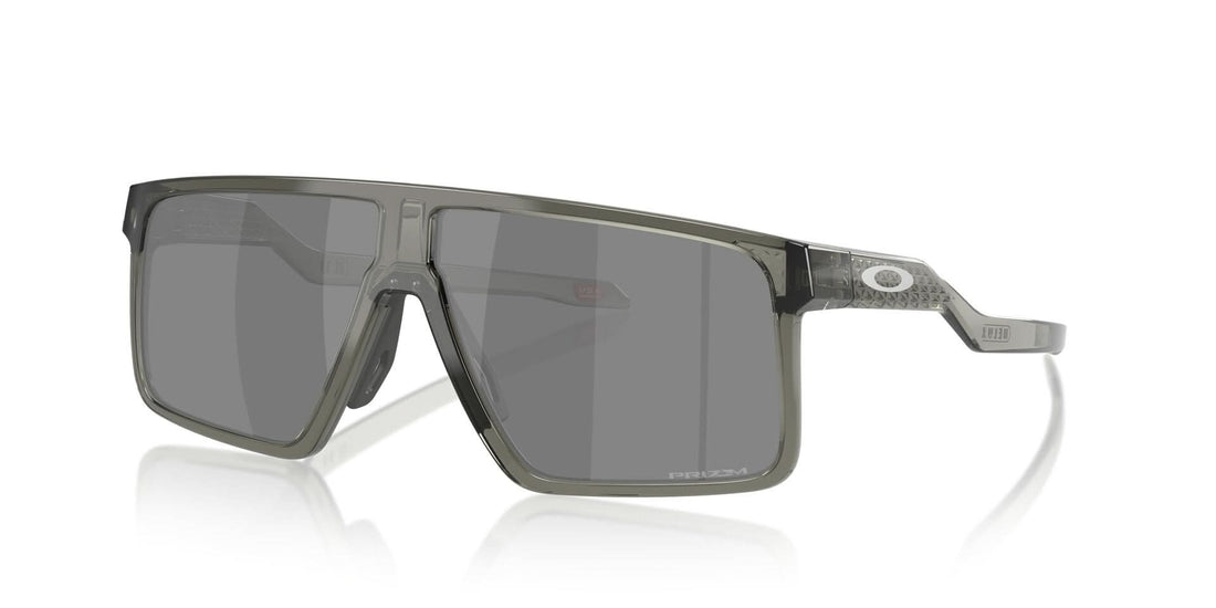 Oakley Mens Heliux Shield Sunglasses In Transparent Grey