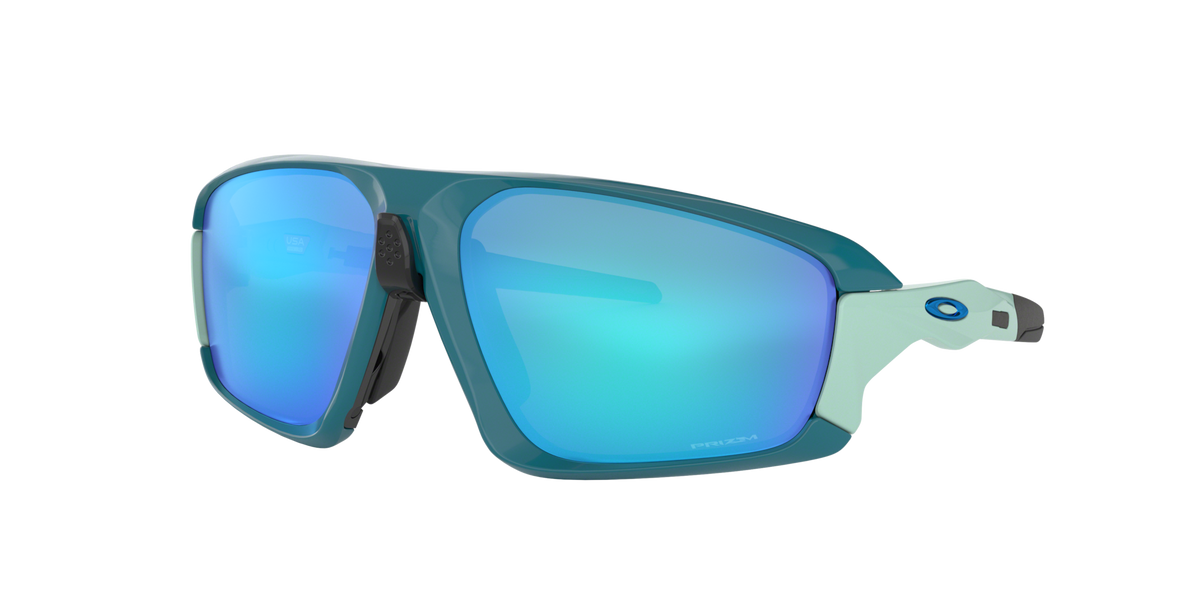 Oakley Field Jacket Balsam Prism Sunglasses For Men In Blue