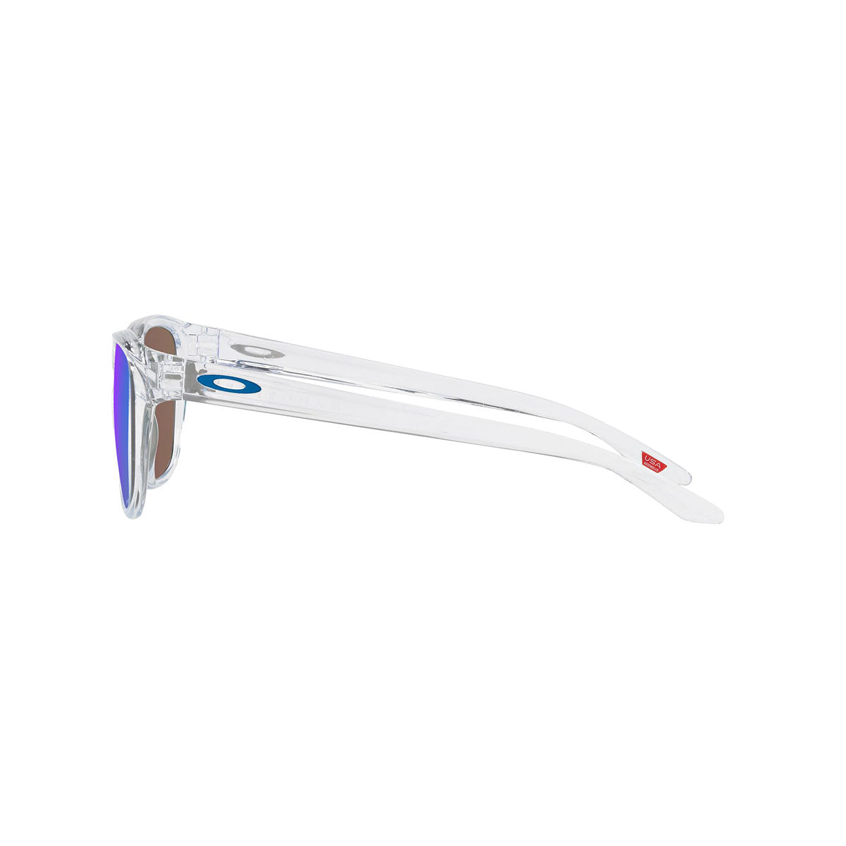 Oakley Manoburn Blue Lens Unisex Sunglasses In Clear