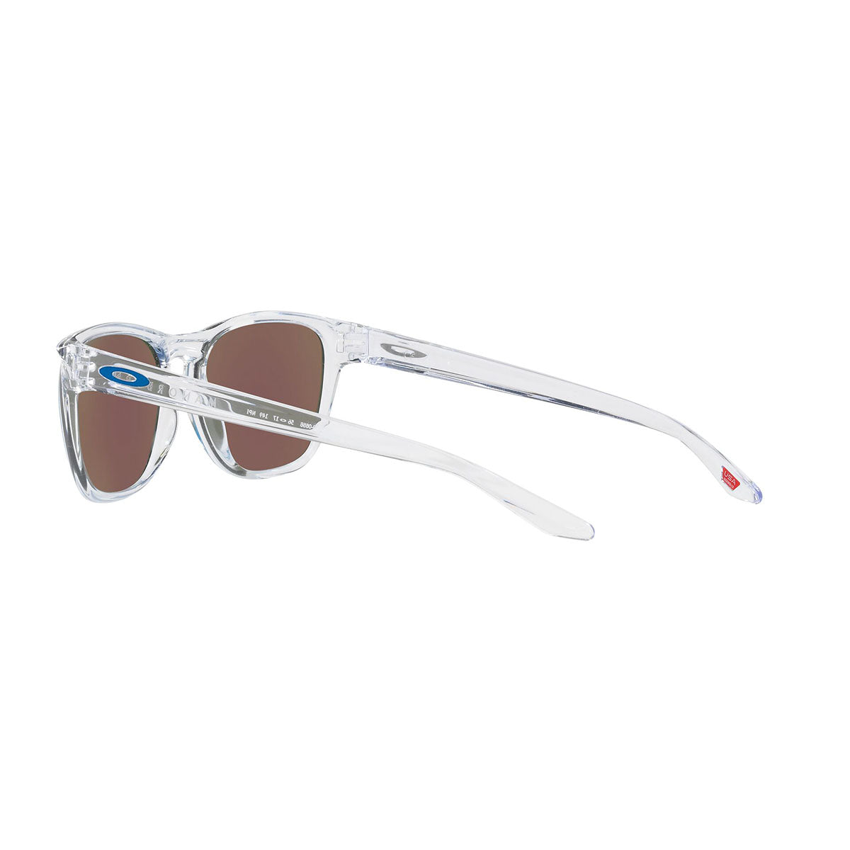 Oakley Manoburn Blue Lens Unisex Sunglasses In Clear