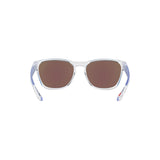 Oakley Manoburn Blue Lens Unisex Sunglasses In Clear