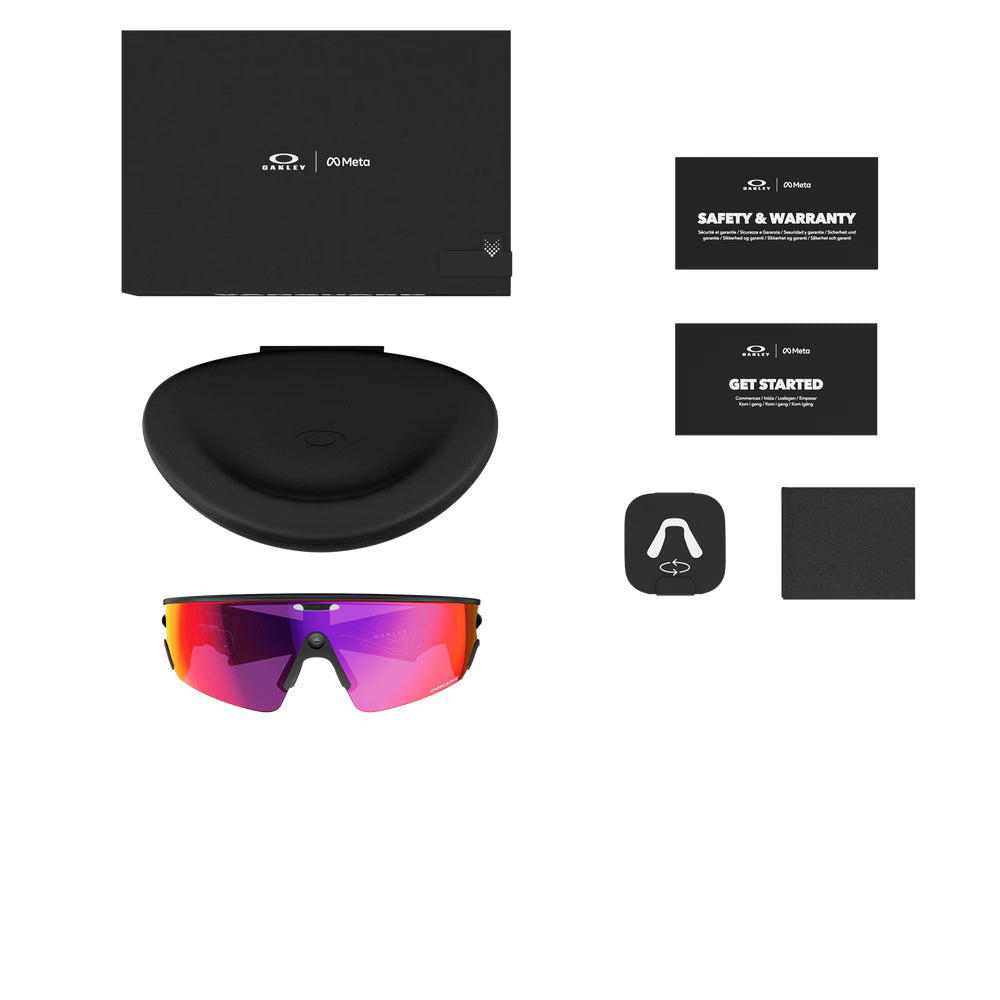 Oakley Meta Vanguard Smart Glasses – Prizm Road, Black (Pre Order)