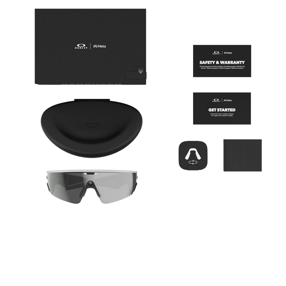 Oakley Meta Vanguard Smart Glasses – Prizm Black, White (Pre Order)