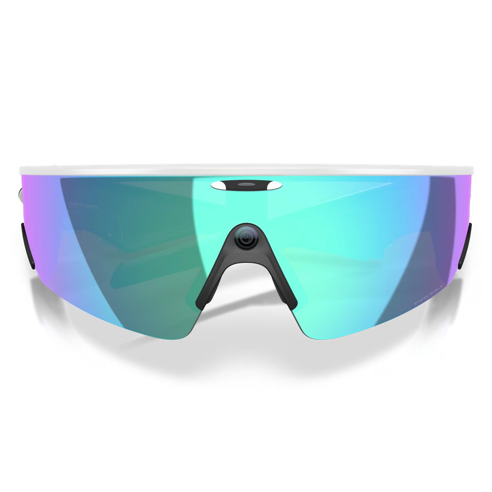 Oakley Meta Vanguard Smart Glasses – Prizm Sapphire, White (Pre Order)