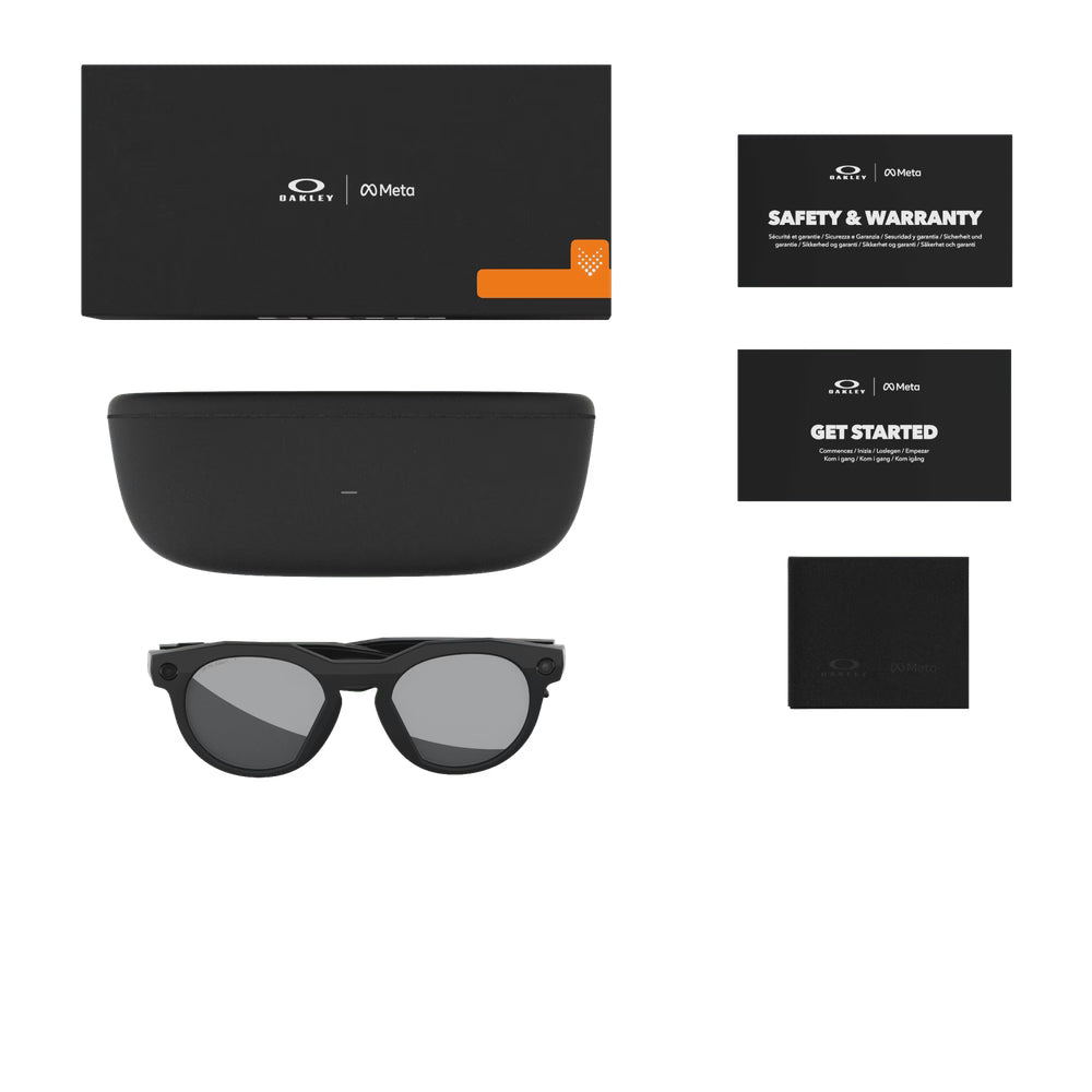 Oakley Meta Hstn Smart Glasses – Prizm Black Polarized, Black (Pre Order)