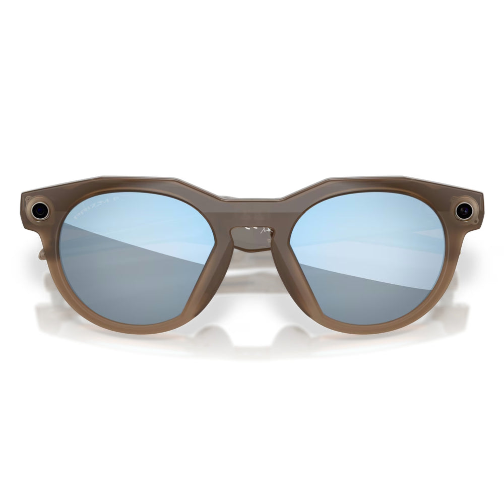 Oakley Meta Hstn Smart Glasses – Prizm Deep Water Polarized, Brown Smoke (Pre Order)