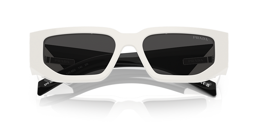Prada Pr Womens Sunglasses In White and Black
