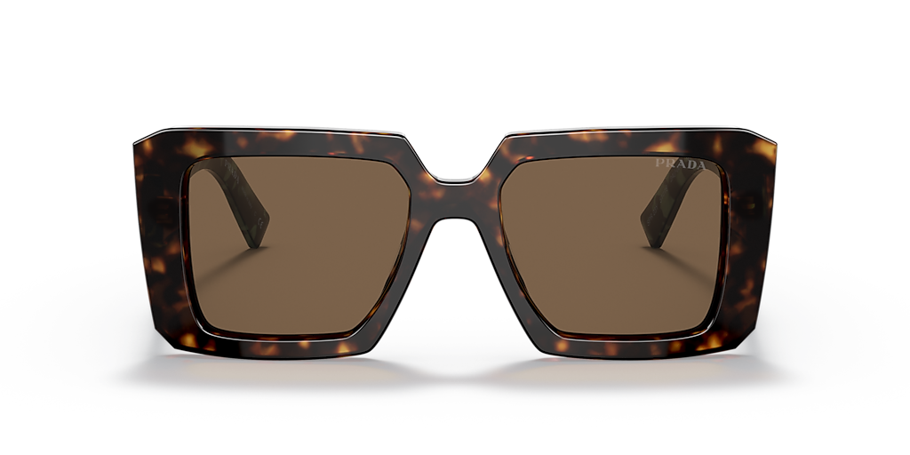 Prada Womens Havana Frame Sunglasses in Teal